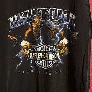 Vintage Harley Davidson 2001 Bike Week tank top. Size Medium